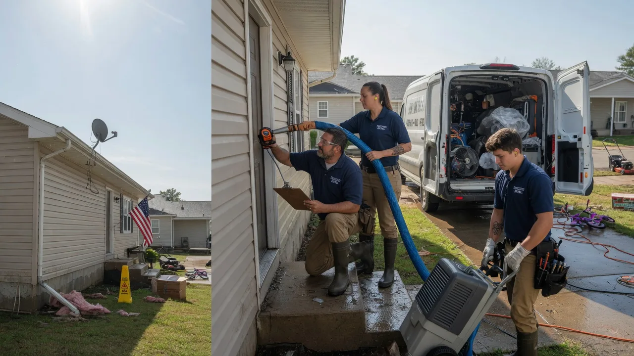 Ceiling Water Damage Restoration in Ragsdale, IN near me